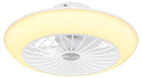 GLOBO Deckenventilator Lafee Weiß mit LED