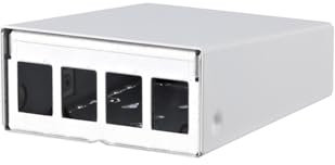 METZ CONNECT Keystone AP-Gehäuse 4 Port reinweiß RAL9010