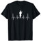 Herzschlag Musiker mein Herz schlägt für Dudelsack T-Shirt