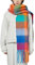 OUNIYA Grande écharpe à carreaux colorés surdimensionnés en laine de cachemire douce épaisse couverture chaude d'hiver pour femme, Arc-en-ciel, Large