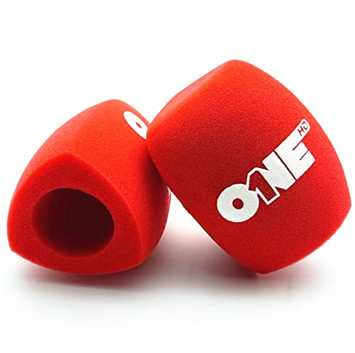 5 Stück Schaumstoff-Windschutz mit Logo bedruckt Customize mic Schaumstoffabdeckung Windschutzscheiben für TV-Interview-Mikrofon(Red)