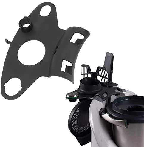 CHICIRIS TM5 TM6 Accessories Storage Rack, 5 in 1 Kitchen Food Processor Tool Holder Clip On Organizer for TM5 TM6 Spatula Scraper Cover Lid