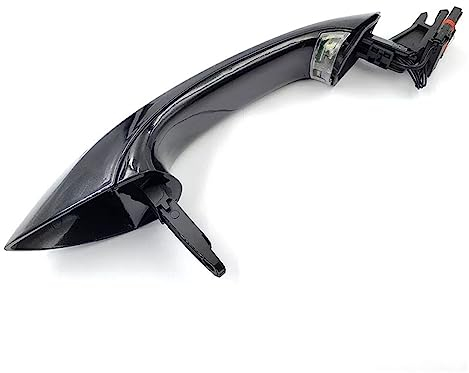 ONTHIS Schwarz/Weiß Auto außen Komfort Zugang Türgriff passend für BMW 5er 7er Serie F01 F02 F06 F10 520d 520i 525d 528i 530d 530i (Farbe: Schwarz, Größe: vorne links)
