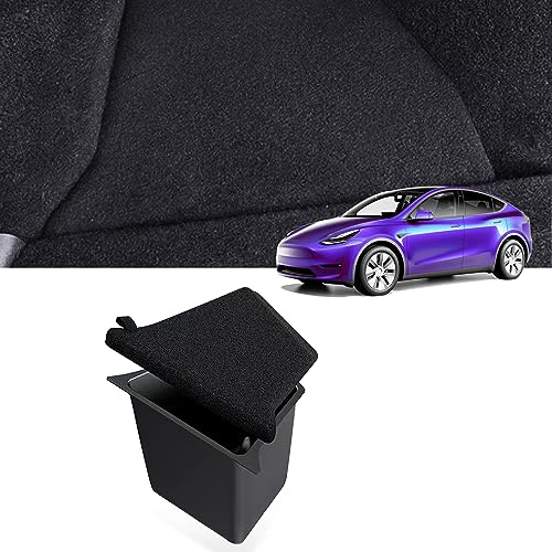 TOPABYTE Rear Trunk Organizer Storage Box Bins Side Box with Lid for Tesla Model 3 2021 2022 2023 Interior Accessories, Left Side Storage Protector, 1 Piece