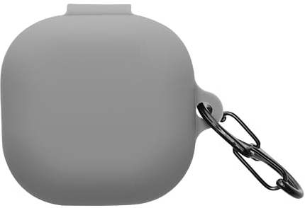 kwmobile Hülle kompatibel mit Samsung Galaxy Buds FE Kopfhörer - Silikon Schutzhülle Etui Case Cover Schoner in Dunkelgrau