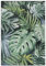 Mazovia Modern Designer - Teppich mit Monstera Blattmuster - Waschbar rutschfest Kurzflor - Weich Teppich für Wohnzimmer - Fußbodenheizung geeignet - Grün 200 x 300 cm