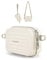 bagsmart Digitalkamera Tasche Kameratasche Kleine kompatibel Fotokamera Tasche mit 2 Tragemöglichkeiten, für Canon PowerShot/GoPro/Kodak Pixpro,Beige Streifen