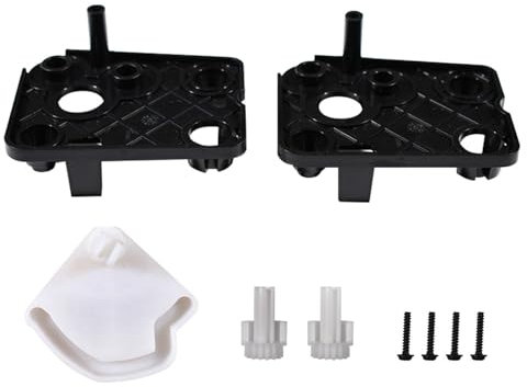 CANTONDZ Kit reparation ventilation clim bi-zone prevu Kit de réparation de volet de chauffage Kit de réparation de pignon de volet de chauffage Compatible avec Citroën C4 Peugeot 307 16 070 440 80 64