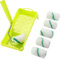 PCXWTLN Mini Paint Roller Set - Includes Roller Brush, Paint Tray and Handle, Paint Rollers and Trays Sets for Painting Wood Metal, Skirting, Ceiling Edges (Pack of 8)