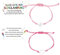 Einschulung Armbands 2 Schulkind Schulkind Armband Mädchen Junge,Mutter Tochter Armband Schulkind Geschenk,Geschenk Karte Decorations (Rosa)