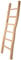 Leiter Holz stehend 150cm lang, Natur