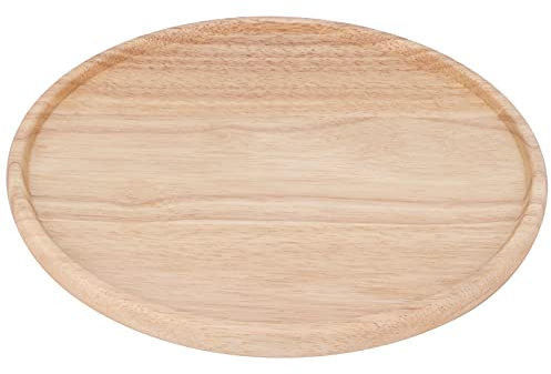 Assiette à Pizza en Bois, Plateau de Service Résistant à la Chaleur, Fournitures de Maison pour la Vaisselle, Plat de Restaurant