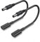 USB C to DC 5.5mm x 2.1mm Power Cable, 1Ft USB C Female to Male Plug Supply Adapter Power Cable for Printer, CCTV, Digtal Piano, Balenced Bicvcle, Table Lamp, 2Pack