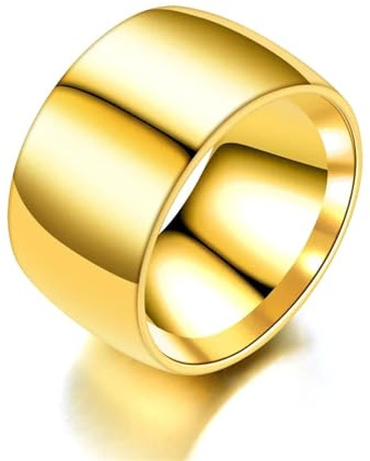 Hmsanase Ring Ringe Damen Bijouterie Herren Herren Ring Ringe Breit Glänzend Herren Großer Ring Herren