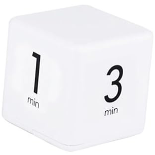 Würfel-Timer, Timer-Uhr, Schwerkraft-Induktions-Timing, Pomodoro-Timer für Kochen, Lernen, Sport, Spielen, Büro (1-3-5-10)