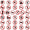 ThuBoo 62 Lustige Verbotsschilder Aufkleber Gepäck, Notizbuch, Gitarre, Skateboard, Koffer, Türen, Fotos Verboten, Stehen pinkeln Verboten, Laute Musik, Klettern, PVC Graffiti Aufkleber