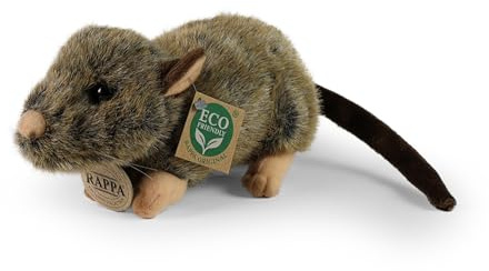 RAPPA Plüsch Ratte braun 20 cm, Kuscheltier, Plüschtier, Stofftier, UMWELTFREUNDLICH