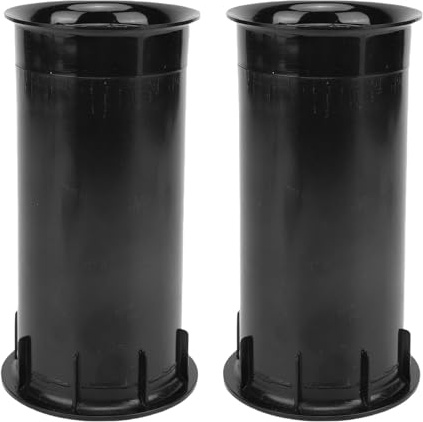 Denash 2PCS -Lautsprecheranschlussröhrchen, 88 Mm Durchmesser 160 Mm Länge Subwoofer -Bass -Reflexrohr mit Schutznetz, Schranköffnungen für Bühnen -PA -DJ -Lautsprecher