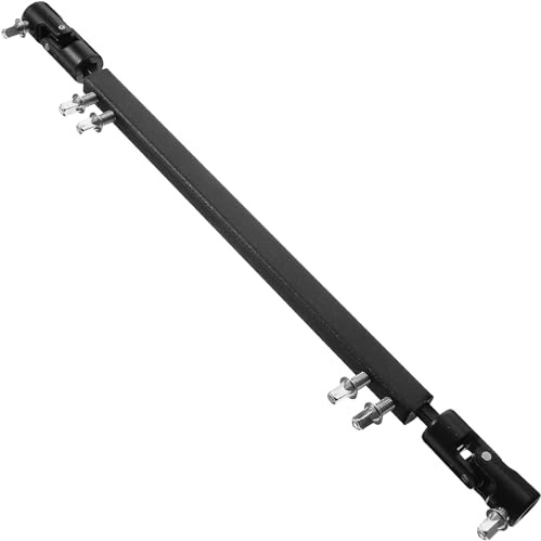 Hemobllo Metall Pedalverbindungsstange für Schlagzeug Pedal Link Riegel Schwarz Rostfrei Einfache Montage für Drum Bausatz Zubehör