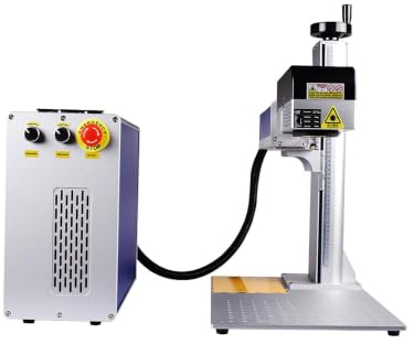 Marking Machine, 100W/200W/300WFiber Engraving Machine with D80 Rotary Axis for All Metal (300W)