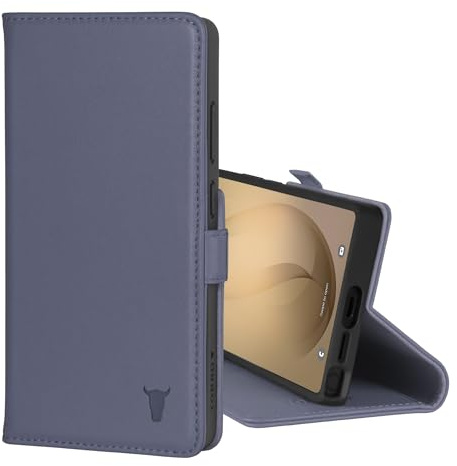 TORRO Hülle kompatibel mit Samsung Galaxy S26 Ultra 5G 2025 - Premium Leder Hülle mit Standfunktion und Kartenfächern (Violett)