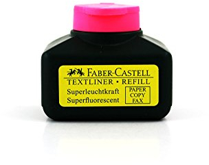 FABER-CASTELL 154928 - Textmarker Refill, pink, für Textliner 1543, 1546 und 1548
