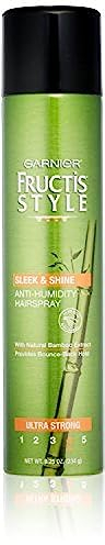 Garnier Fructis Style Sleek and Shine Anti-Humidity Hairspray, Ultra Strong Hold, 8.25 oz.