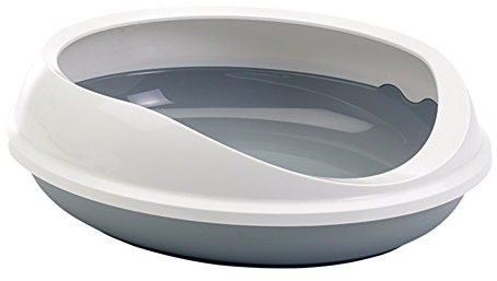 Katzentoilette Figaro grau 55 x 48,5 x 15,5 cm