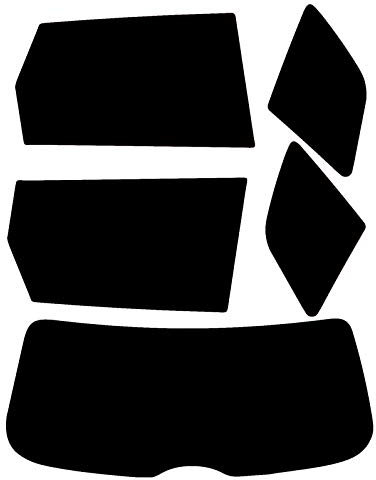 PSSC Pre Cut Rear Car Window Films for Audi A3 Sportback 2004 to 2013 05% Very Dark Limo Tint