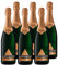 Kupferberg Gold Sekt Halbtrocken (6 x 0,75 l) fruchtig und delikate Sekt-Cuvée mit 11,0% vol., Aromen frischer Birnen und Äpfel, feinperlig, Sekttradition seit 150 Jahren
