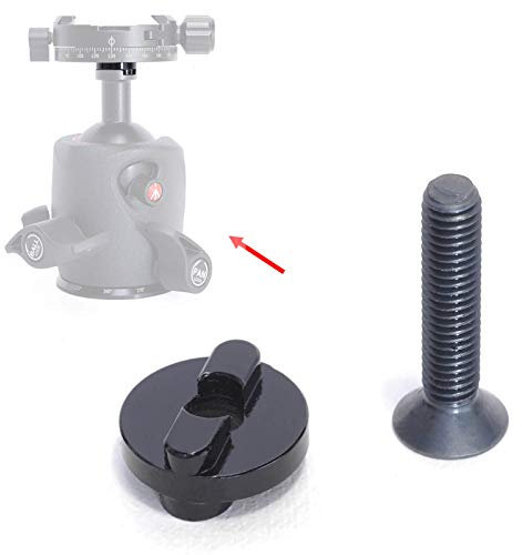 Schnellspanner-Adapter für Arca-Swiss Kameraklammer, kompatibel mit Gitzo 82TDQ / 82DQ Serien, Manfrotto MH490 / 492 / 494 / 496 / 498, MH054 / 055 / 057 MHXPRO Serie Stativ-Kugelkopf