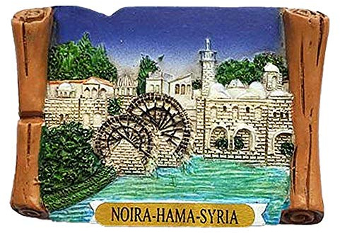3D Noira Hama Kühlschrankmagnet, Nahen Osten, Souvenir, Geschenk, Haus & Küche, Magnet-Aufkleber, Syrien, Kühlschrankmagnet-Kollektion