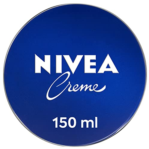 NIVEA Crème visage, corps & mains (1 x 150 ml), crème hydratante à la texture onctueuse enrichie en Eucerit, soin hydratant multiusage pour toute la famille