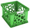 STOREX Premium Aktenkiste mit Komfortgriffen, 17,25 x 14,25 x 10,5 Zoll, Classroom Green (61458A03C)