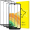 GiiYoon 3 Stück Panzer Schutz Glas für Samsung Galaxy A50/A30/A20/A33 5G/M21S/A40S/A50S/M30S/M10S, HD-Klar, Volle Abdeckung, 9H Härte, Anti-Kratzen