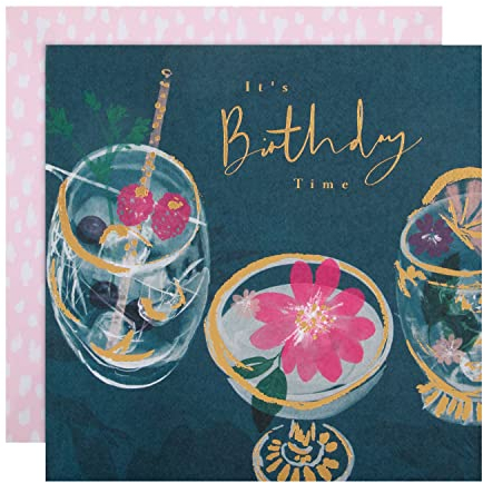 Hallmark Allgemeine Geburtstagskarte – elegantes Cocktail-Design