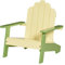 Outsunny Kiefer Holz Kinderstuhl, Garten und Outdoor Adirondack Stuhl mit ergonomischen Sitz mit Armlehnen, Rückenlehne und ungiftige Farbe 51x50x52,5cm Grün