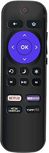 Universal Remote Control Replacement for RCA Roku TV, No Setup Required