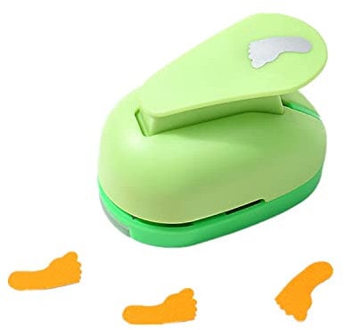 ODETOJOY Handheld-Stanzer für Scrapbooking und Gravur, Album, Karten, Papier, Basteln, Locher mit Form (Fuß)