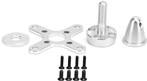 RC Flugzeug Propeller Adapter, Alu, Set Für C2822 / C2826 / C2830 / C2836 RC Motor Brushless Motor, Silber