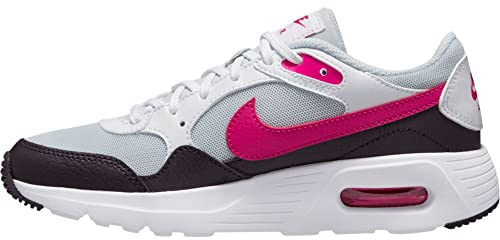 Nike Air Max SC, Baskets Pure Platinum/Pink Prime-White-Off Noir, 38,5 EU
