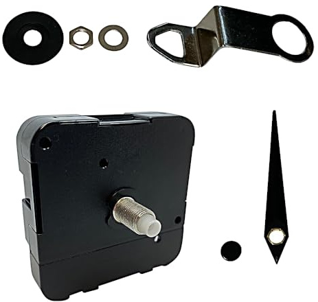 Quartz OK888 Tide Tidal Clock Mechanismus Motor für Gezeitenanzeiger, Uhrmacher oder Ersatzreparatur (55 mm schwarzer Metallzeiger)