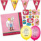 Deko-Set Bibi und Tina Party - Dekoration für Kindergeburtstag Mit Servietten, Wimpelkette, Konfetti und Ballons
