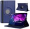 Dlahaby Coque pour Lenovo Tab P11 Plus TB-J616 / Tab P11 TB-J606 11 Pouces,Rotation à 360 degrés en Cuir PU avec Support étui de Protection pour Lenovo Tab P11 & Tab P11 Plus,Bleu