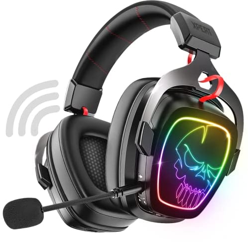 Spirit Of Gamer | Cuffie Gaming Bluetooth Wireless RGB | Compatibile con PS5, PS4, Switch, PC e Mac | Headset con Microfono a Cancellazione del Rumore | Wireless a 2,4 GHz | Suono audio 7.1