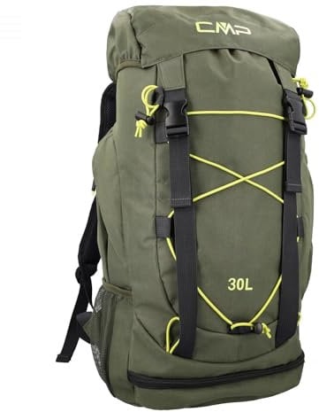CMP Baltimora 30l Trekking Backpack - 3V10597, Unisex Rucksäcke, Militare, U -