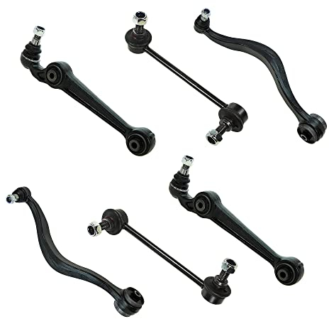 ATEC Germany 2x Querlenker Vorderachse links unten hinten, 2x Querlenker Vorderachse unten beidseitig, 2x Koppelstange Kompatibel mit MAZDA 6 Hatchback (GG), 6 Station Wagon (GY), 6 Stufenheck (GG)