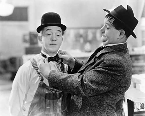 Laurel & Hardy, Stan Laurel, Foto Oliver Hardy, 25,4 x 20,3 cm