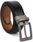 JULIUR LAMONT Premium Gürtel Herren Leder 33mm breit 2in1 Ledergürtel als Wendegürtel - Klassisch Herrengürtel zweifarbig schwarz/braun für Anzug, Business & Jeans - Männer Drehgürtel mit Geschenkbox