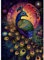 EOBROMD Diamond Painting Erwachsene Pfaue, 5D Diamant Painting Bilder Erwachsene, DIY Diamond Painting Bilder Diamant Malerei Tiere Set für Wanddekoration 30x40cm